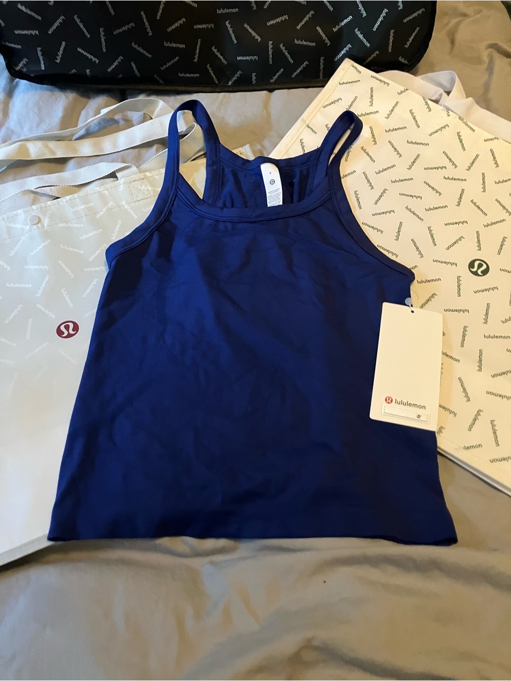 NWT Lululemon Swiftly Cami, Sz 6, Clubhouse Blue